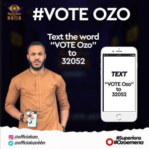 big brother Ozo campaign poster